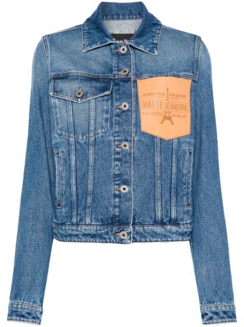 logo-debossed jacket by JEAN PAUL GAULTIER
