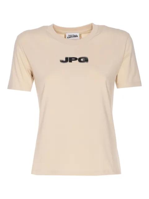 logo-print crew-neck T-shirt by JEAN PAUL GAULTIER