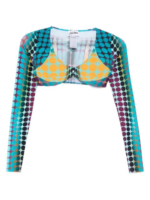 long-sleeve polka dot top by JEAN PAUL GAULTIER