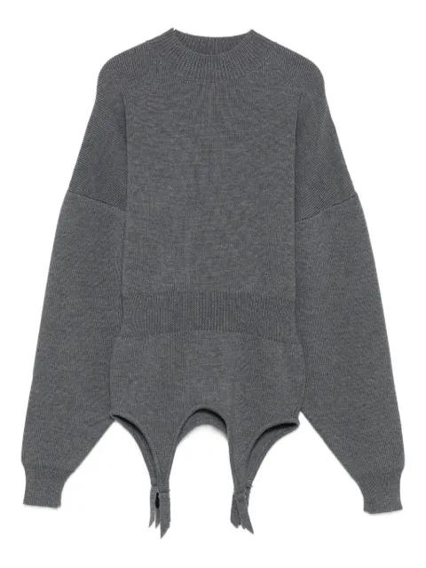 mock-neck long-sleeve pullover by JEAN PAUL GAULTIER