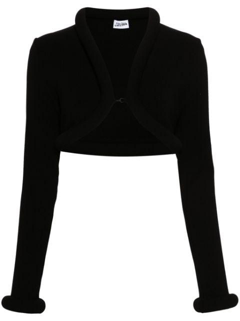 padded-trim cropped cardigan by JEAN PAUL GAULTIER