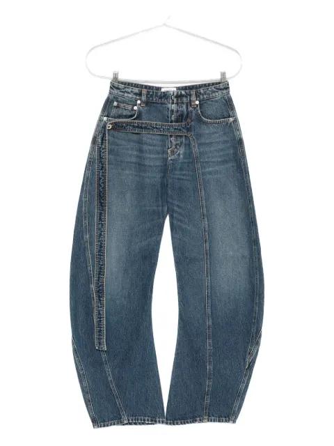 panelled belted jeans by JEAN PAUL GAULTIER