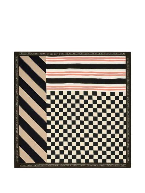 patchwork silk scarf by JEAN PAUL GAULTIER