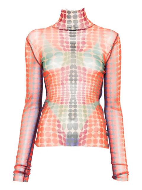 patterned top by JEAN PAUL GAULTIER