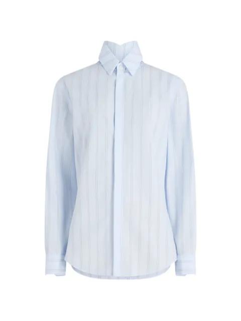 pinstriped collar shirt by JEAN PAUL GAULTIER