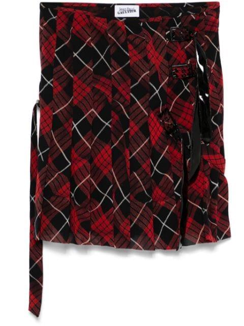 plaid-check mini skirt by JEAN PAUL GAULTIER