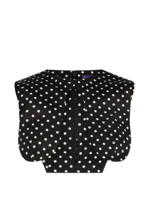 polka dot asymmetric top by JEAN PAUL GAULTIER