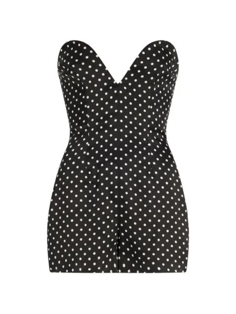 polka dot-pattern playsuit by JEAN PAUL GAULTIER