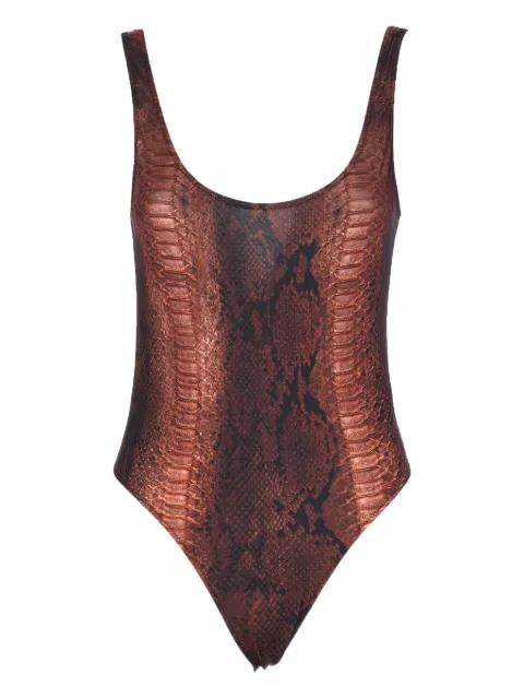 printed swimsuit by JEAN PAUL GAULTIER