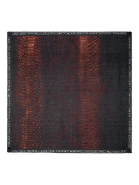python print logo scarf by JEAN PAUL GAULTIER
