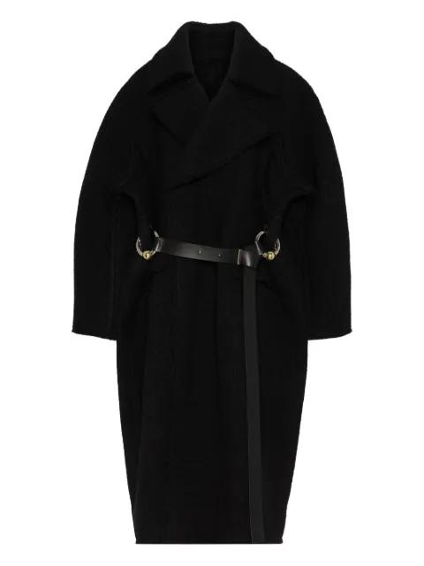 ring-detail belted coat by JEAN PAUL GAULTIER