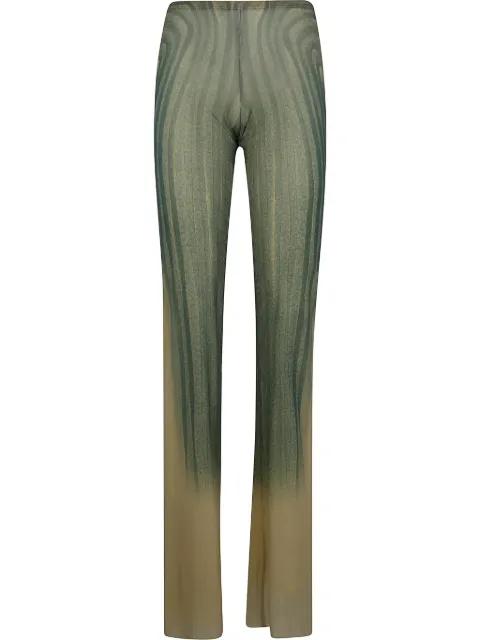 spiral-print trousers by JEAN PAUL GAULTIER
