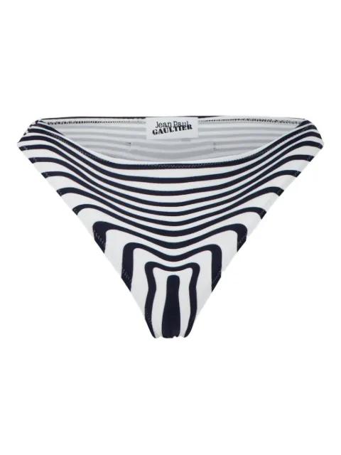 stripes morphing bikini bottom by JEAN PAUL GAULTIER