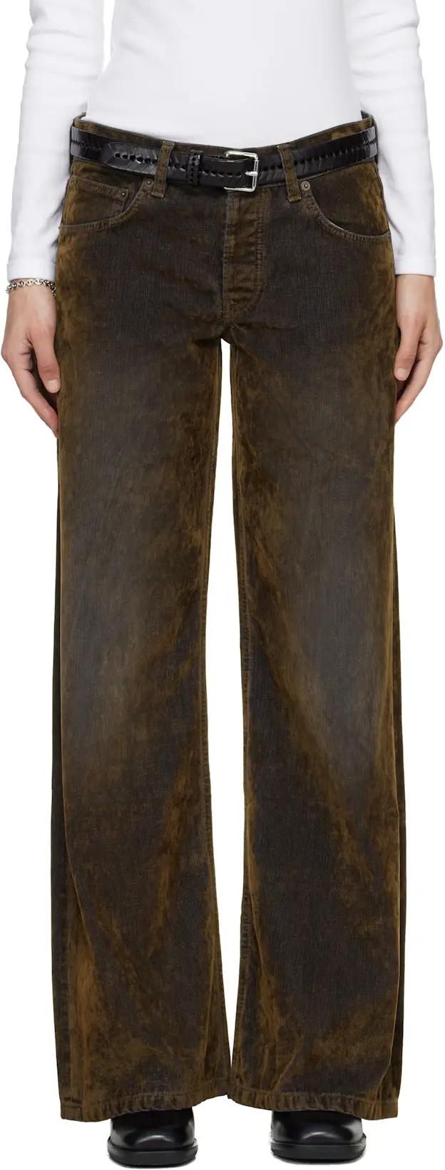 Brown Kyoto Jeans by JEANERICA