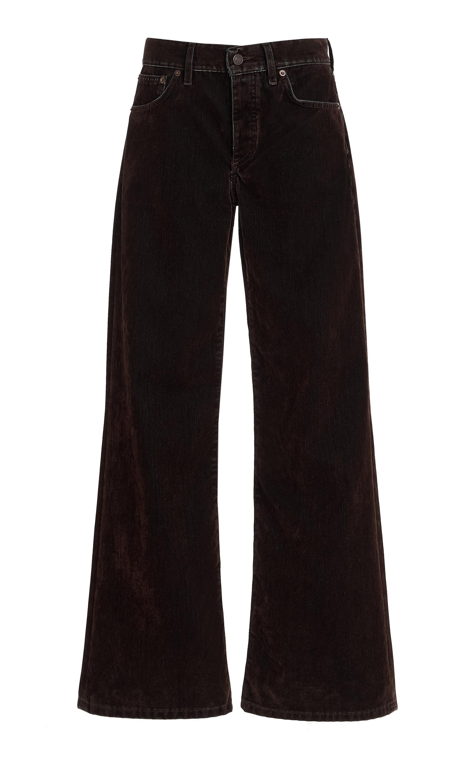 Jeanerica Kyoto Corduroy Low-Rise Flared-Leg Jeans - Moda Operandi by JEANERICA