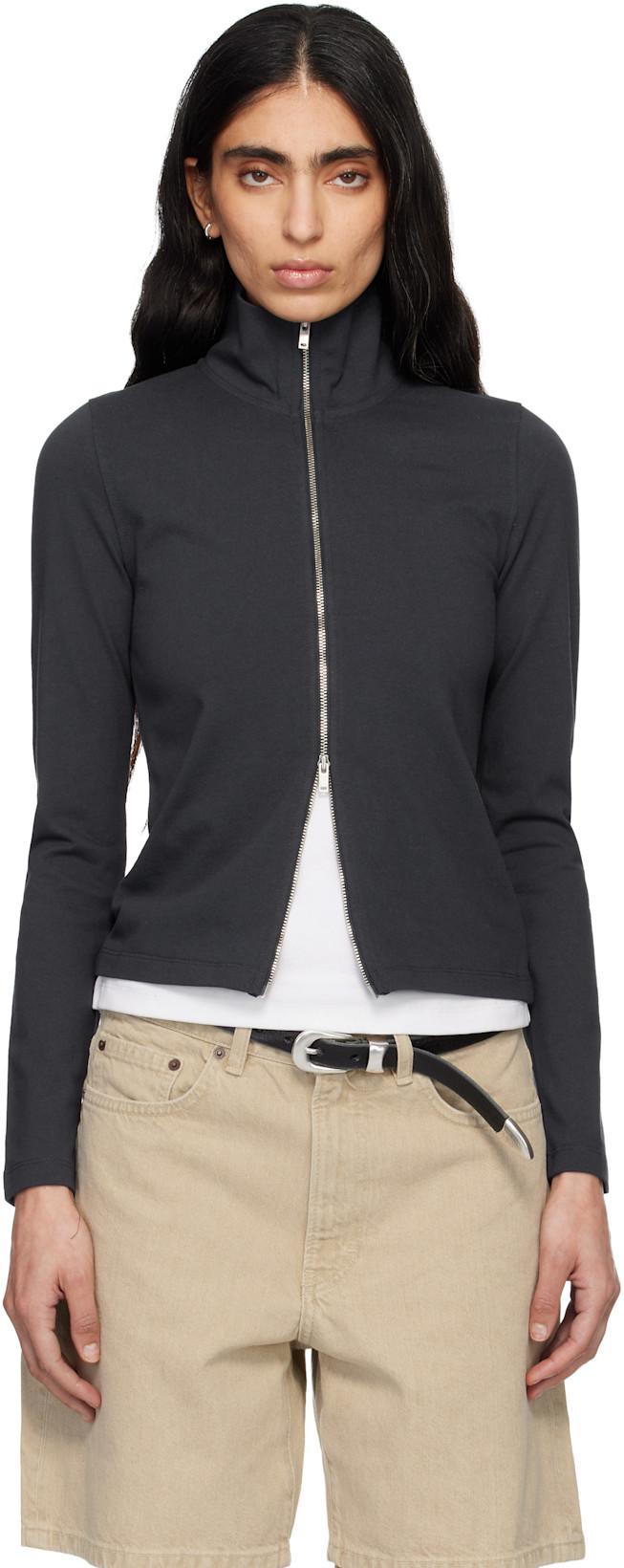 Navy Olive Track Jacket by JEANERICA