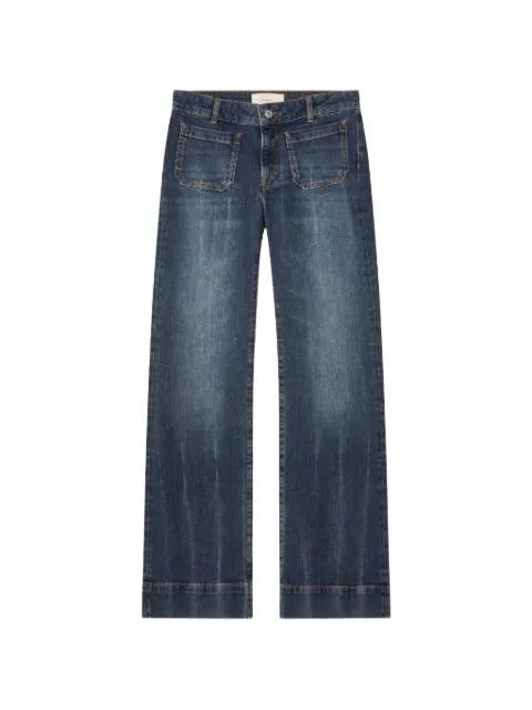 St Monica Low front-pocket jeans by JEANERICA