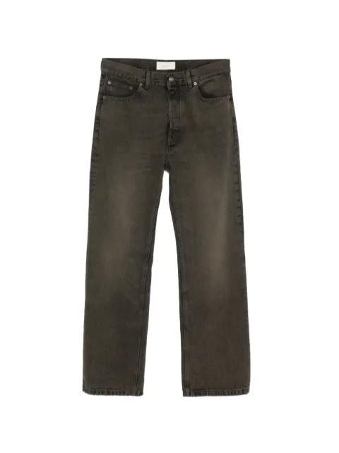 faded straight-leg jeans by JEANERICA
