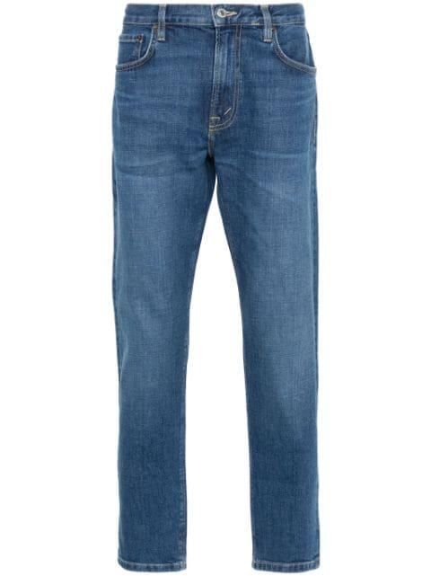 low-rise tapered jeans by JEANERICA