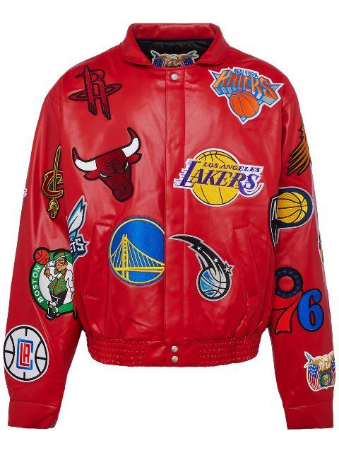 x NBA Collage jacket by JEFF HAMILTON
