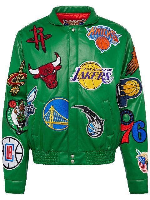 x NBA Collage jacket by JEFF HAMILTON