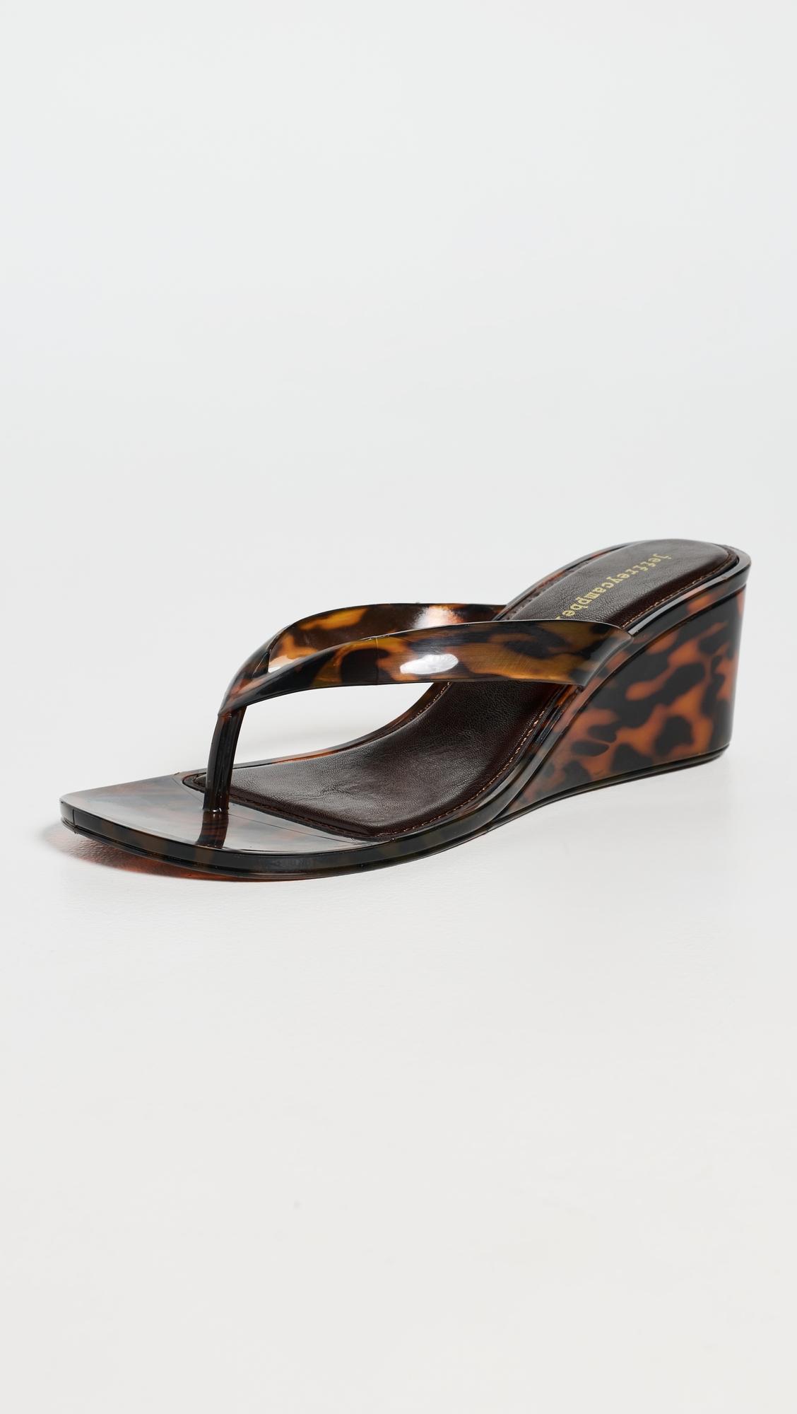 Gigabyte Jelly Wedges by JEFFREY CAMPBELL