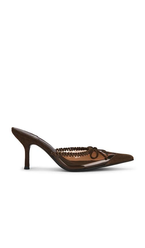 Jeffrey Campbell Clara Mule Pump in Brown by JEFFREY CAMPBELL