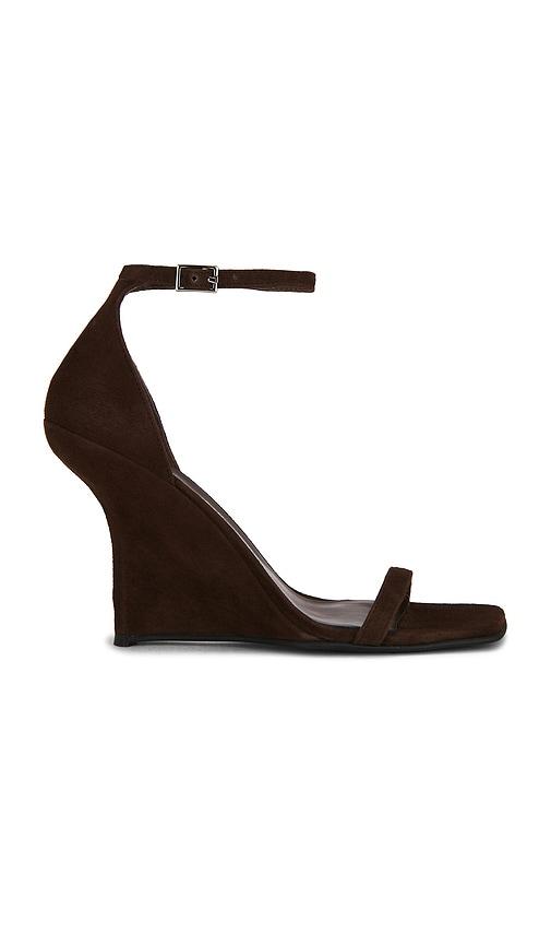 Jeffrey Campbell Fermi Wedge Sandal in Brown by JEFFREY CAMPBELL