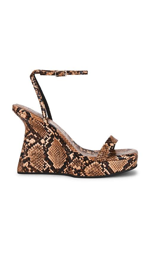 Jeffrey Campbell Flaunting 2 Sandal in Brown by JEFFREY CAMPBELL