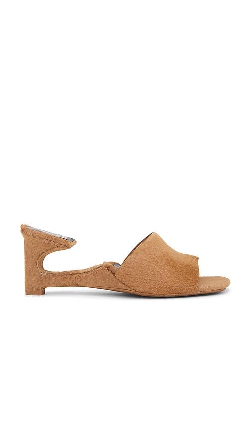 Jeffrey Campbell Heels Up Mules in Beige by JEFFREY CAMPBELL