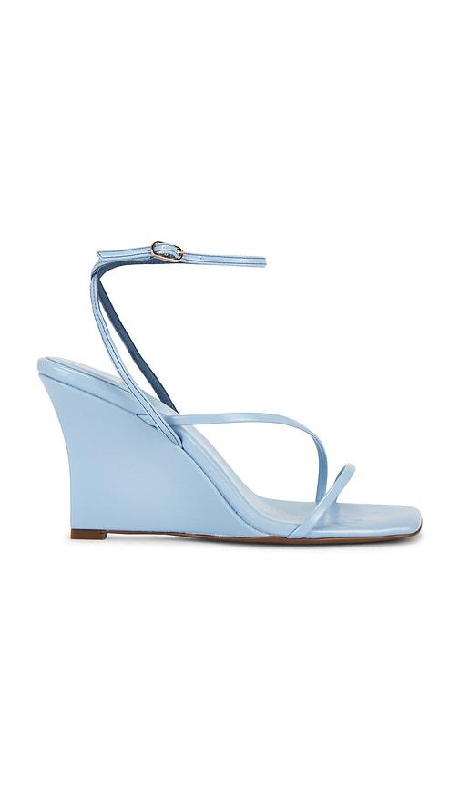 Jeffrey Campbell Highlight Wedge Sandal in Baby Blue by JEFFREY CAMPBELL