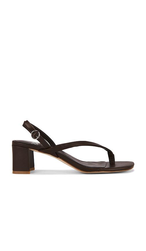 Jeffrey Campbell Kivra Sandal in Chocolate by JEFFREY CAMPBELL