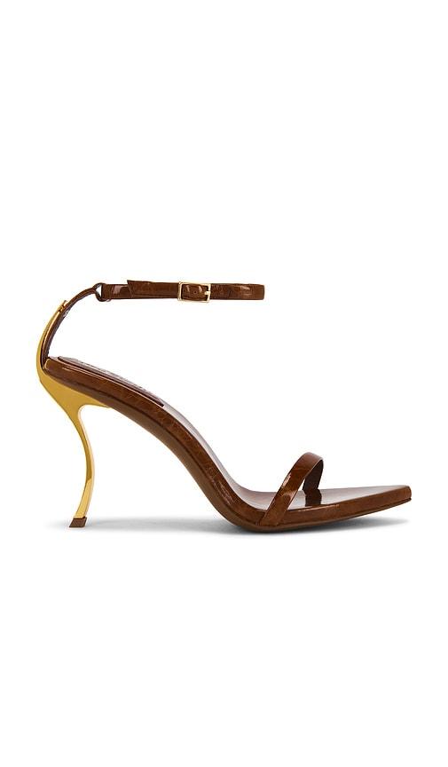 Jeffrey Campbell Obsession Sandal in Brown by JEFFREY CAMPBELL