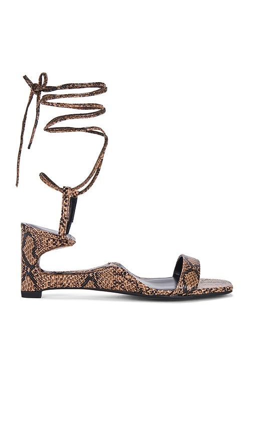 Jeffrey Campbell Reversed Sandals in Brown by JEFFREY CAMPBELL