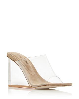 Women's Clear Wedge Slide Sandals by JEFFREY CAMPBELL