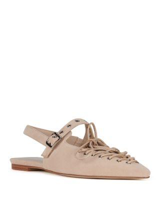 Women's Geralt Tie Slingback Flats by JEFFREY CAMPBELL