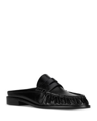Women's Goddard Leather Loafer Mules by JEFFREY CAMPBELL