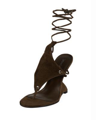 Women's Wrapping Ankle Tie Wedge Sandals by JEFFREY CAMPBELL
