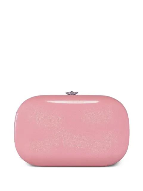 Elina Plus glitter clutch bag by JEFFREY LEVINSON