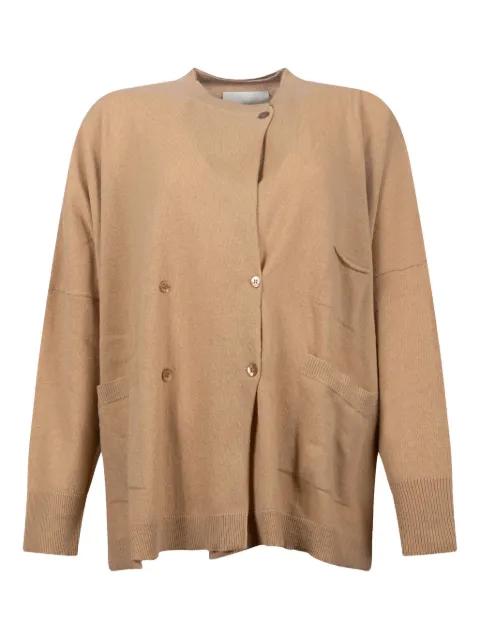 button pocket cardigan by JEI-O