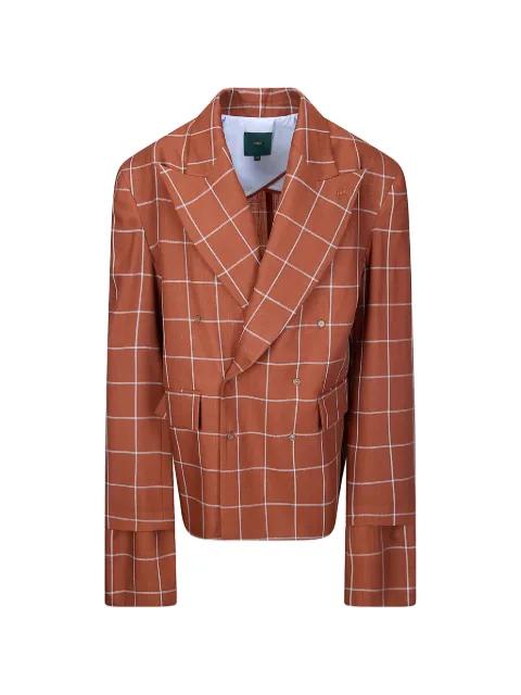 Olly check blazer by JEJIA