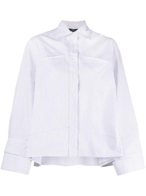 striped cotton shirt by JEJIA
