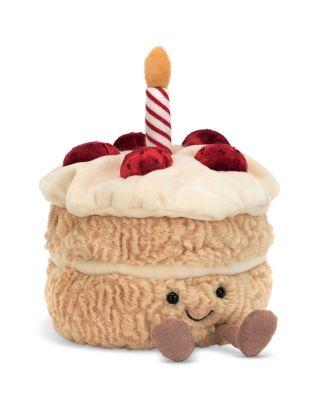 Amuseables Birthday Cake Plush - Ages 0+ by JELLYCAT