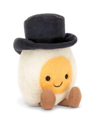 Amuseables Boiled Egg Groom Plush - Ages 0+ by JELLYCAT