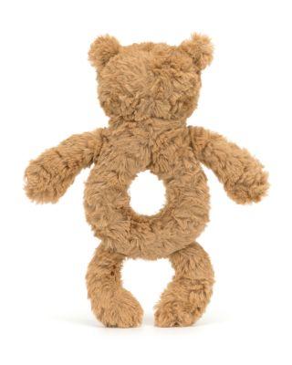 Bartholomew Bear Ring Rattle - Ages 0+ by JELLYCAT