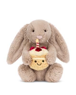 Bashful Bunny Birthday Plush - Ages 0+ by JELLYCAT