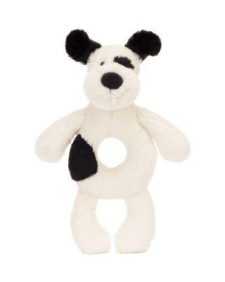 Bashful Puppy Plush Ring Rattle - Ages 0+ by JELLYCAT