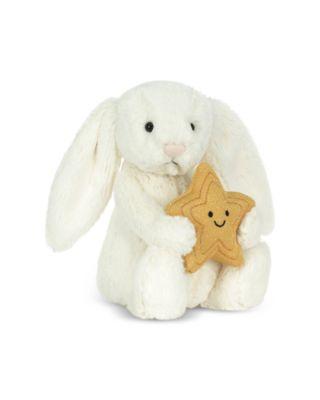 Cream Bunny with Star - Ages 0+ by JELLYCAT