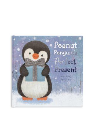 Peanut Penguin's Perfect Present Book - Ages 4+ by JELLYCAT