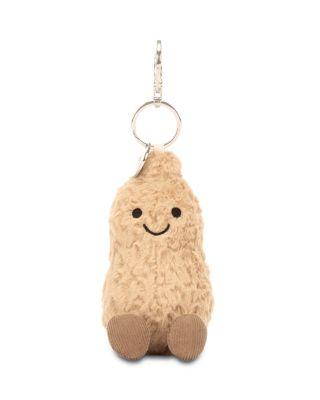 Unisex Amuseables Peanut Bag Charm - Ages 12M+ by JELLYCAT Unisex Amuseables Peanut Bag Charm - Ages 12M+ by JELLYCAT